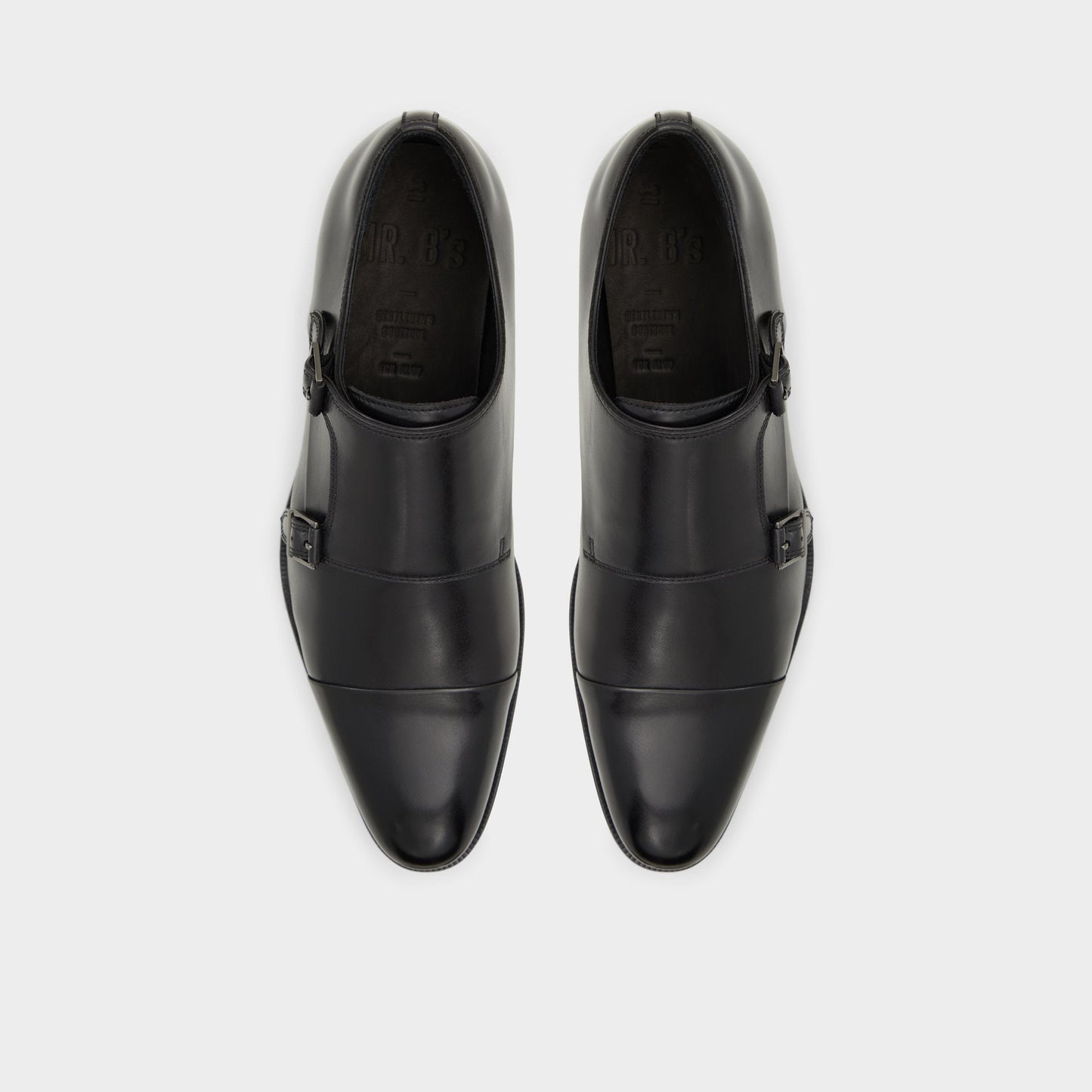 Axwell Black Men's Dress Shoes - Monkstrap loafer Aldo Black
