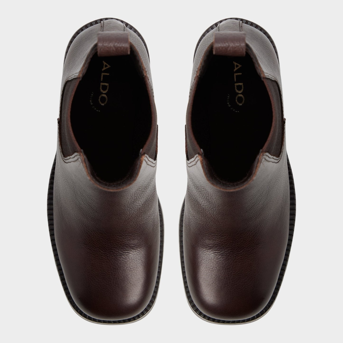 Anneliese in Medium Brown - Chelsea boot, Lug sole Aldo Medium brown