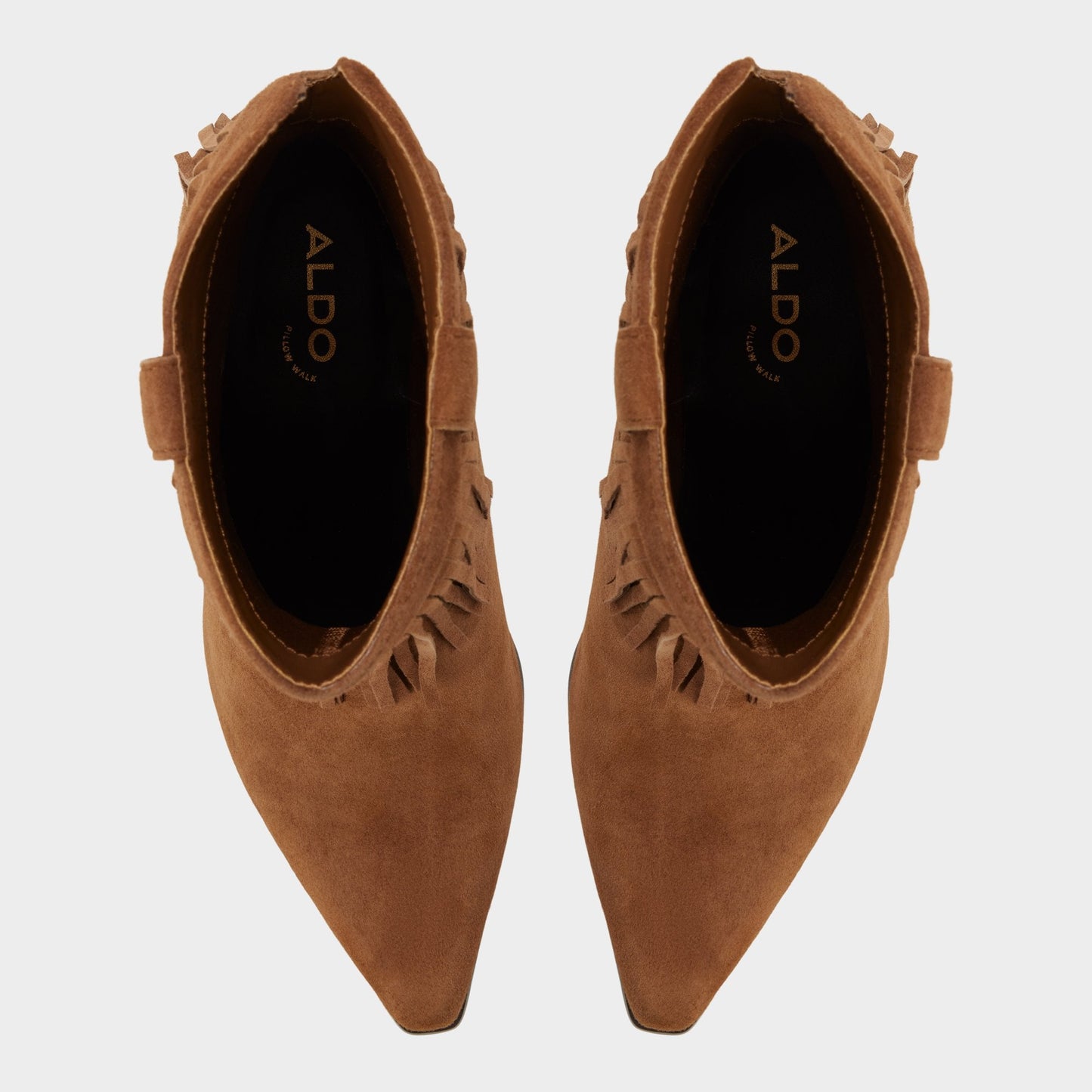 Jollene in Dark Brown - Western boot, Block heel Aldo Dark Brown
