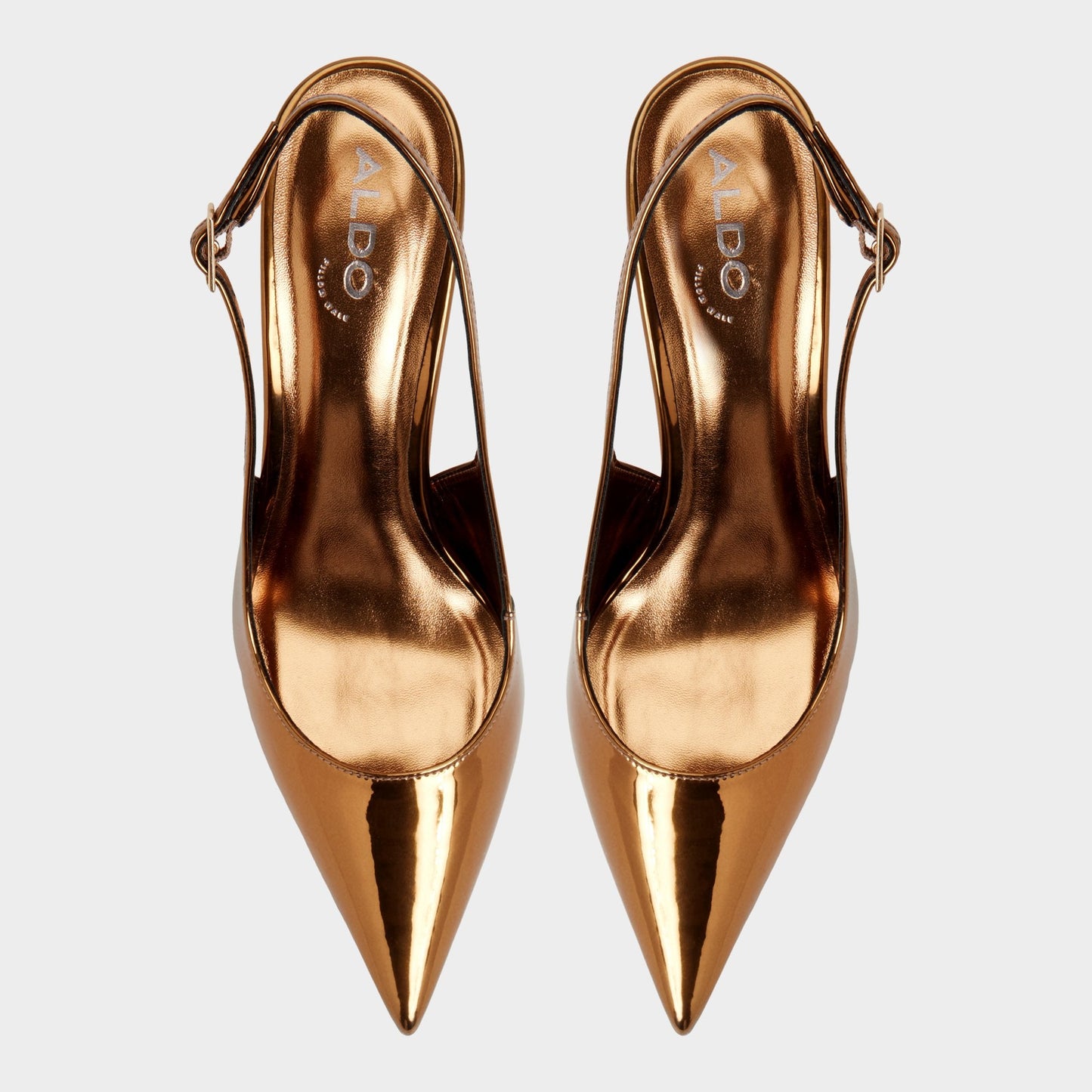 Seralina in Bronze - Slingback heel, Stiletto heel Aldo Bronze