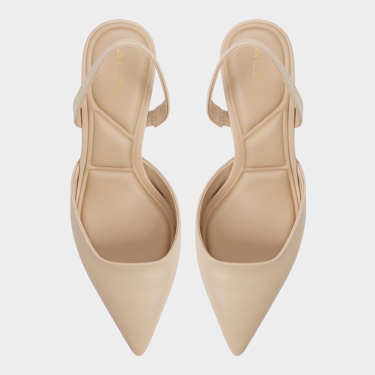 Gavedessi in Medium Beige - Slingback heel, Kitten heel Aldo Medium Beige