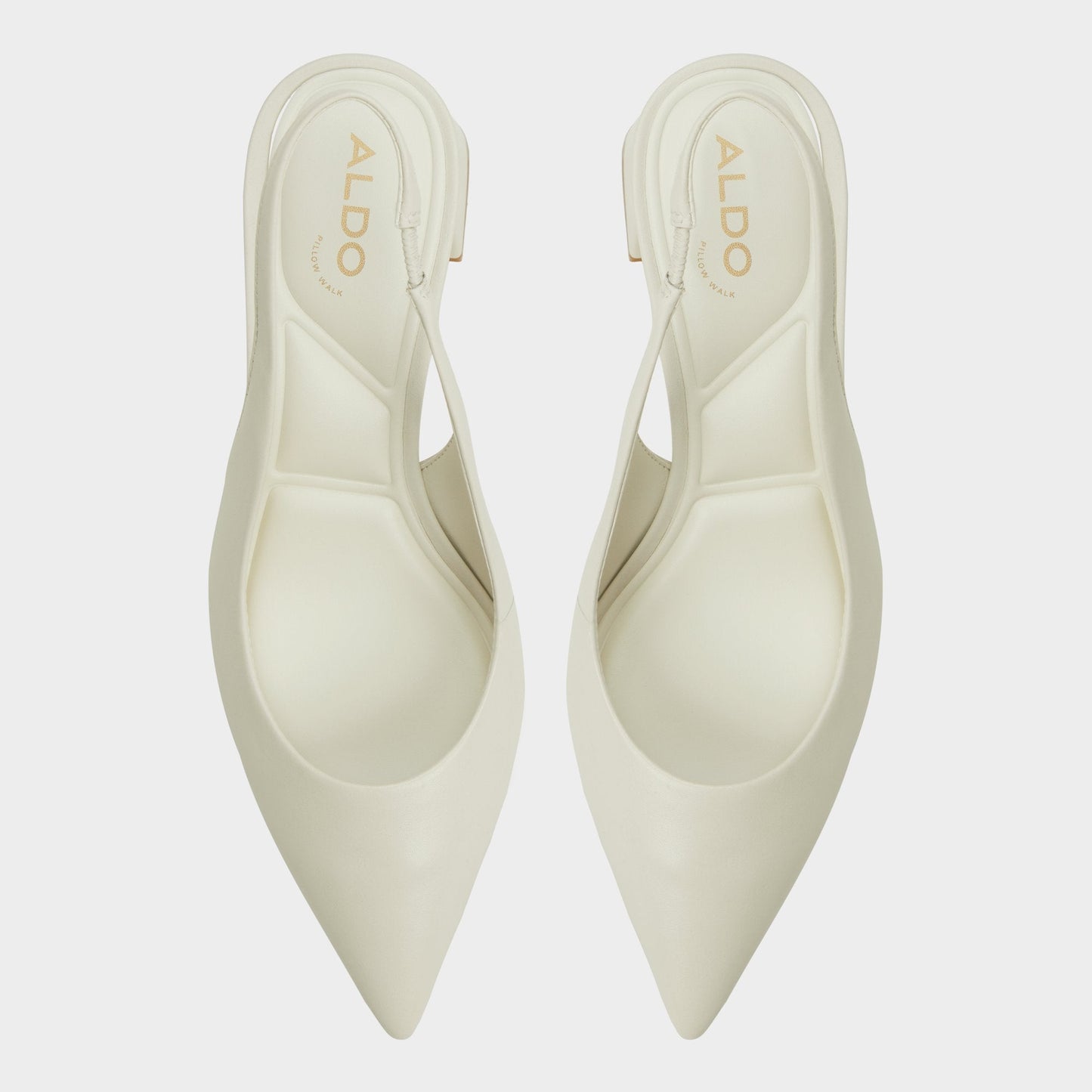 Uliana White/Bone Women's Slingbacks - Slingback heel, Block heel Aldo White/bone
