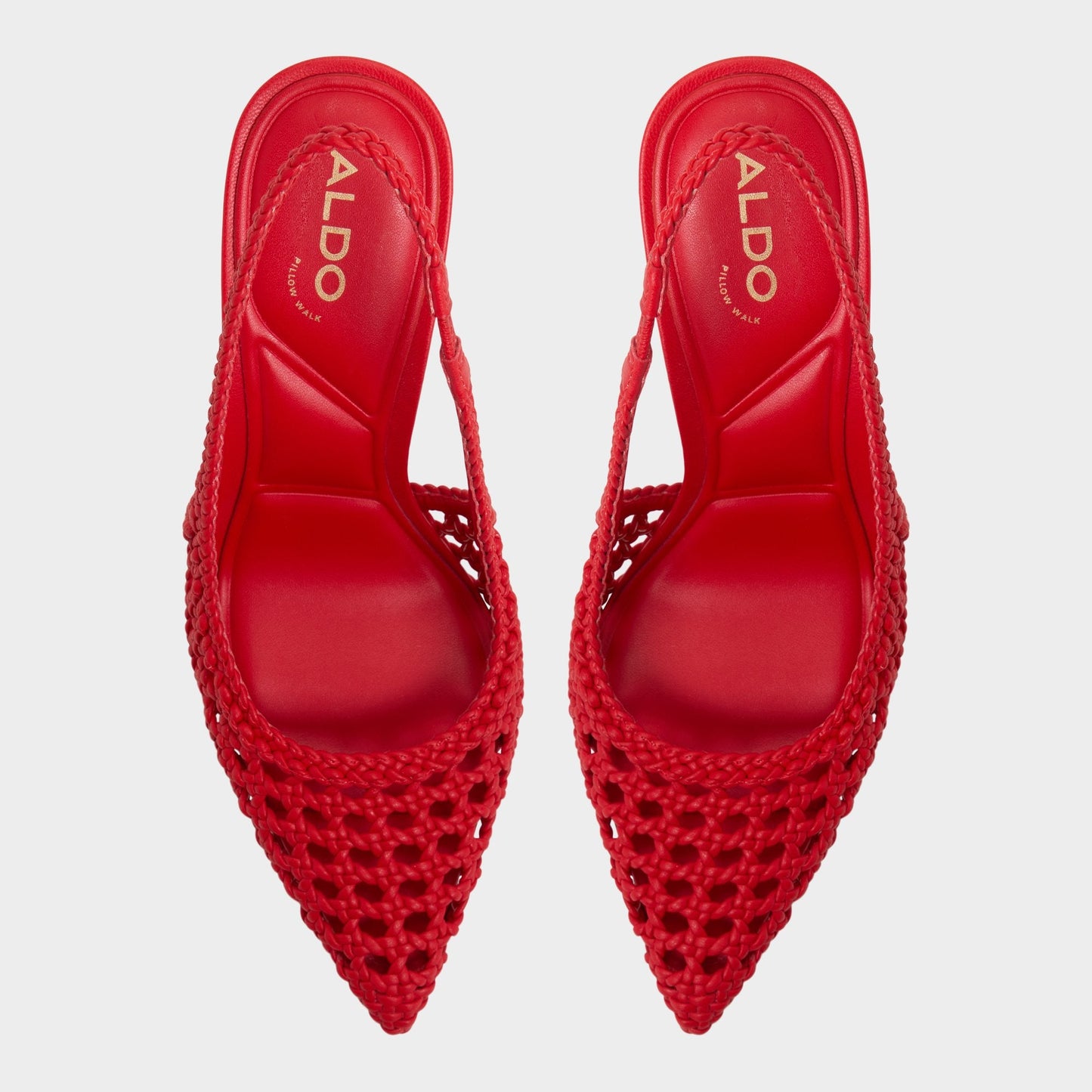 Petras Bright Red Women's Slingbacks - Slingback heel Aldo Bright Red