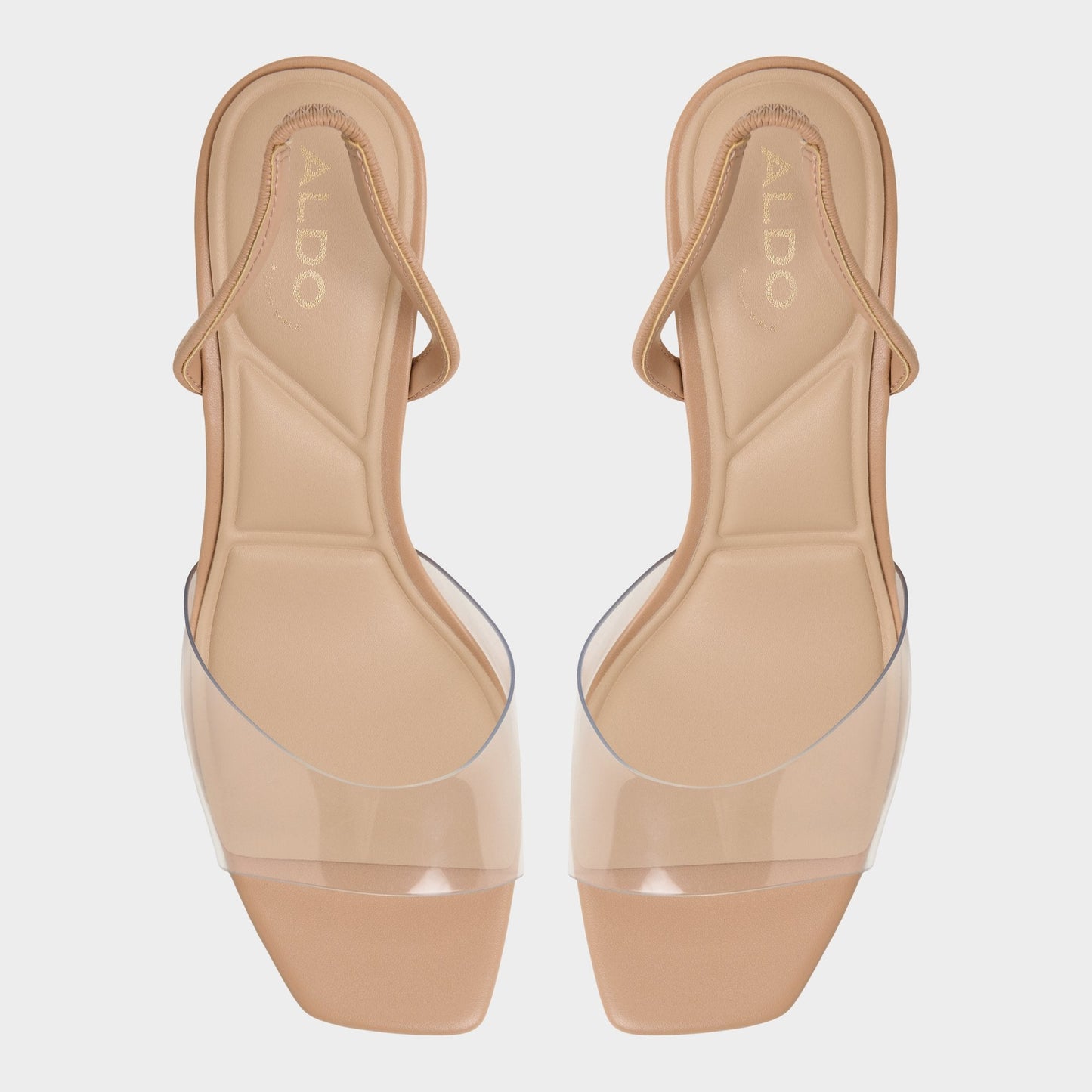 Andyana Beige Women's Strappy sandals - Slingback heeled sandal, Stiletto heel Aldo Beige