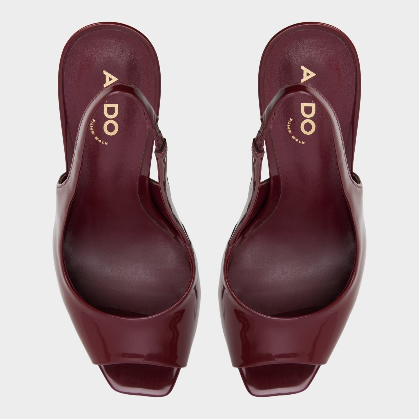 Thanlinie in Dark Red - Slingback heeled sandal, Platform Aldo Dark Red