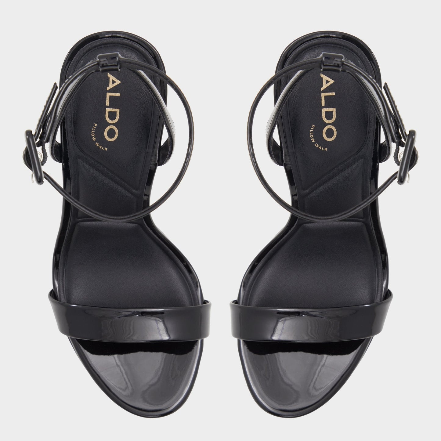 Katelina Black Women's Heeled sandals - Strappy heeled sandal, Stiletto platform Aldo Black