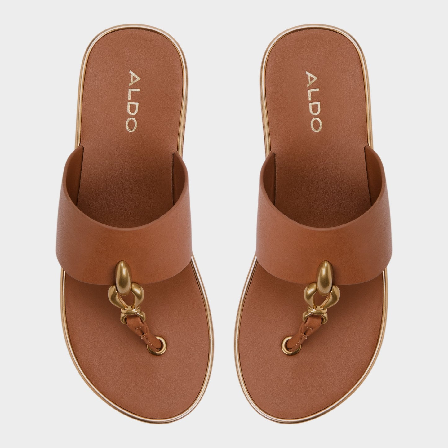 Penelopy Medium Brown Women's Platform sandals - Wedge sandal, Wedge heel Aldo Medium brown