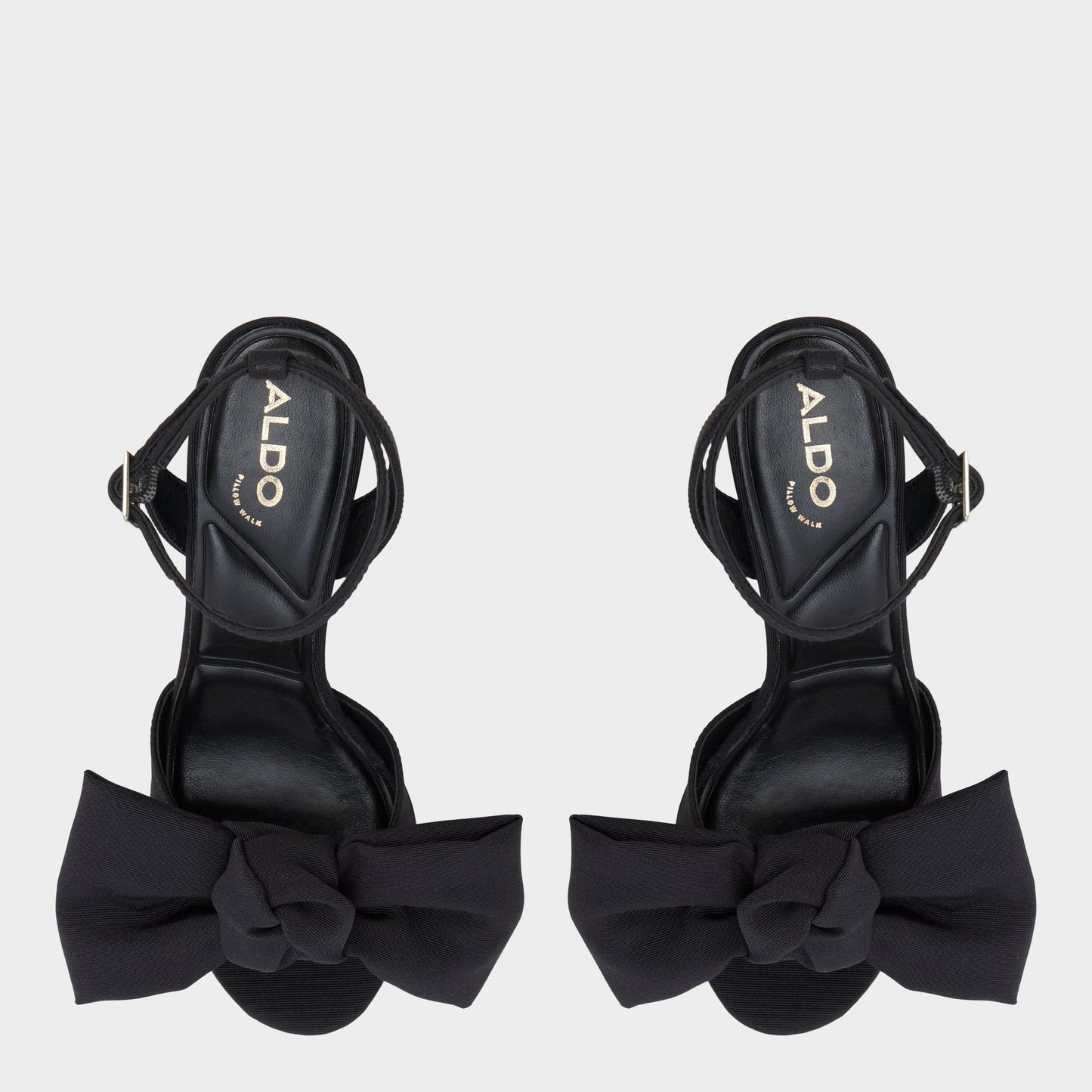 Luscious in Black 14154112 - Strappy heeled sandal, Platform Aldo Black