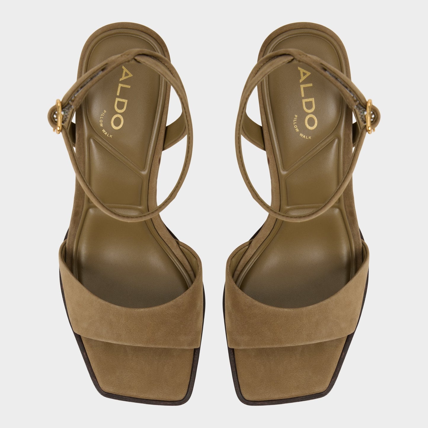 Lothon in Other Green - Strappy heeled sandal, Platform Aldo Other Green