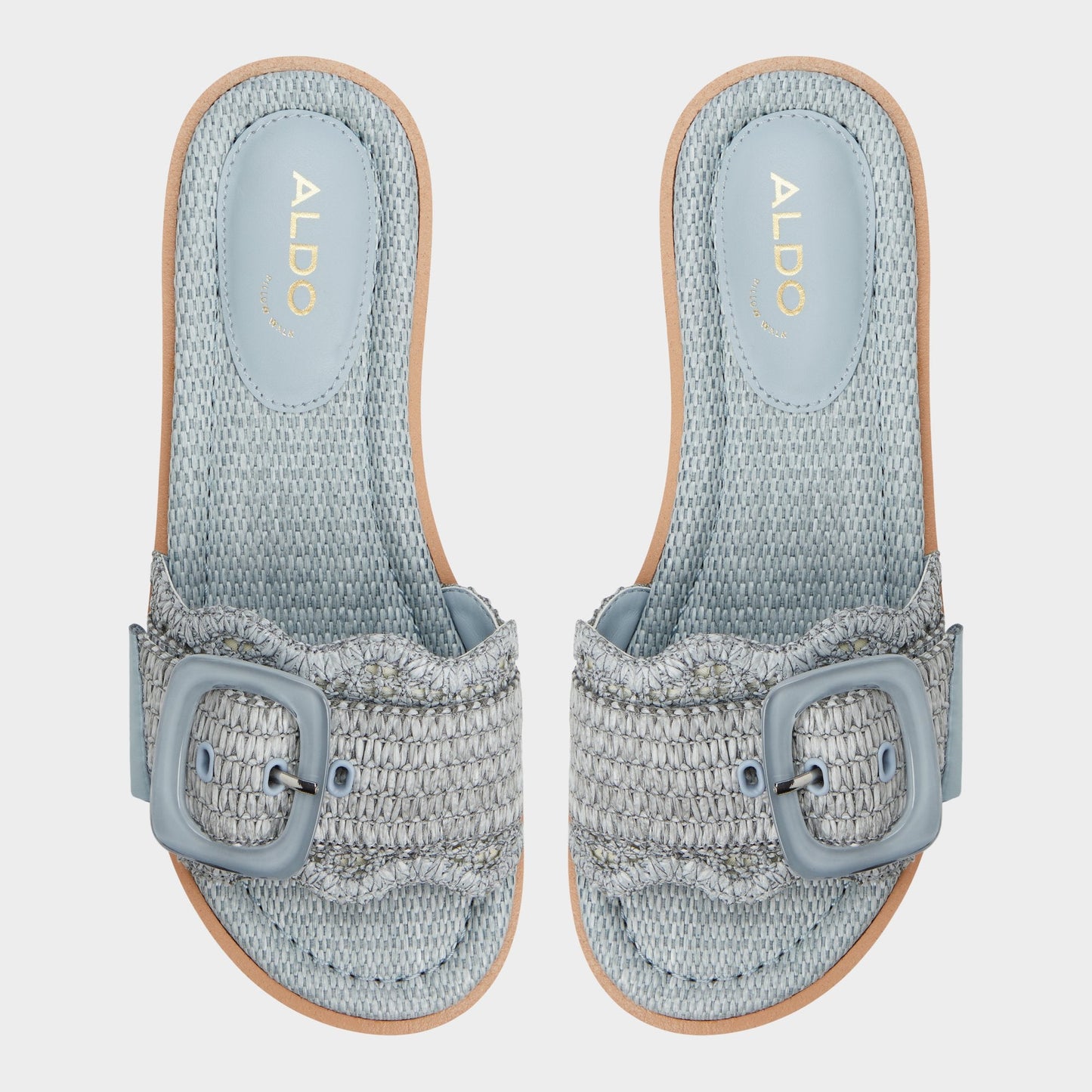 Wavynelly Other Blue Women's Flats - Slide sandal, Platform Aldo Other Blue