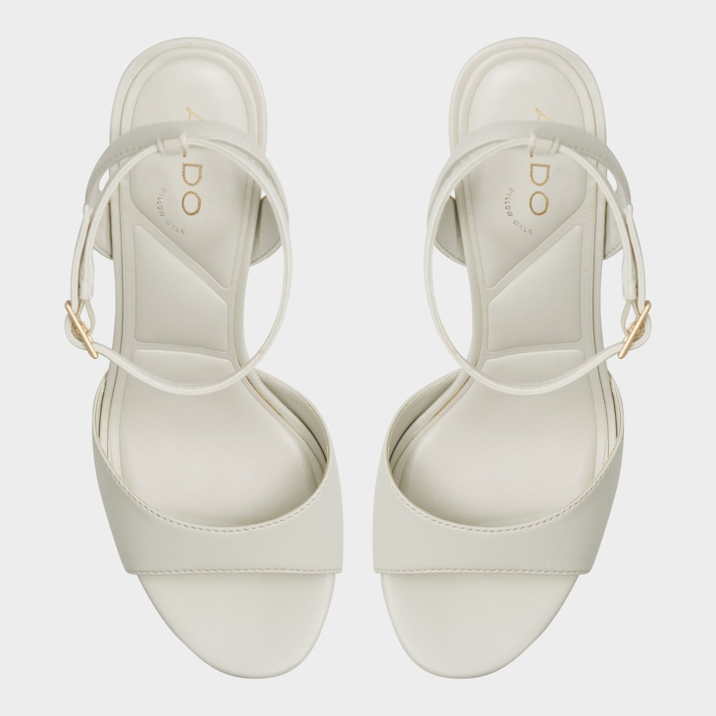 Valoria White Women's Platform sandals - Strappy heeled sandal Aldo White