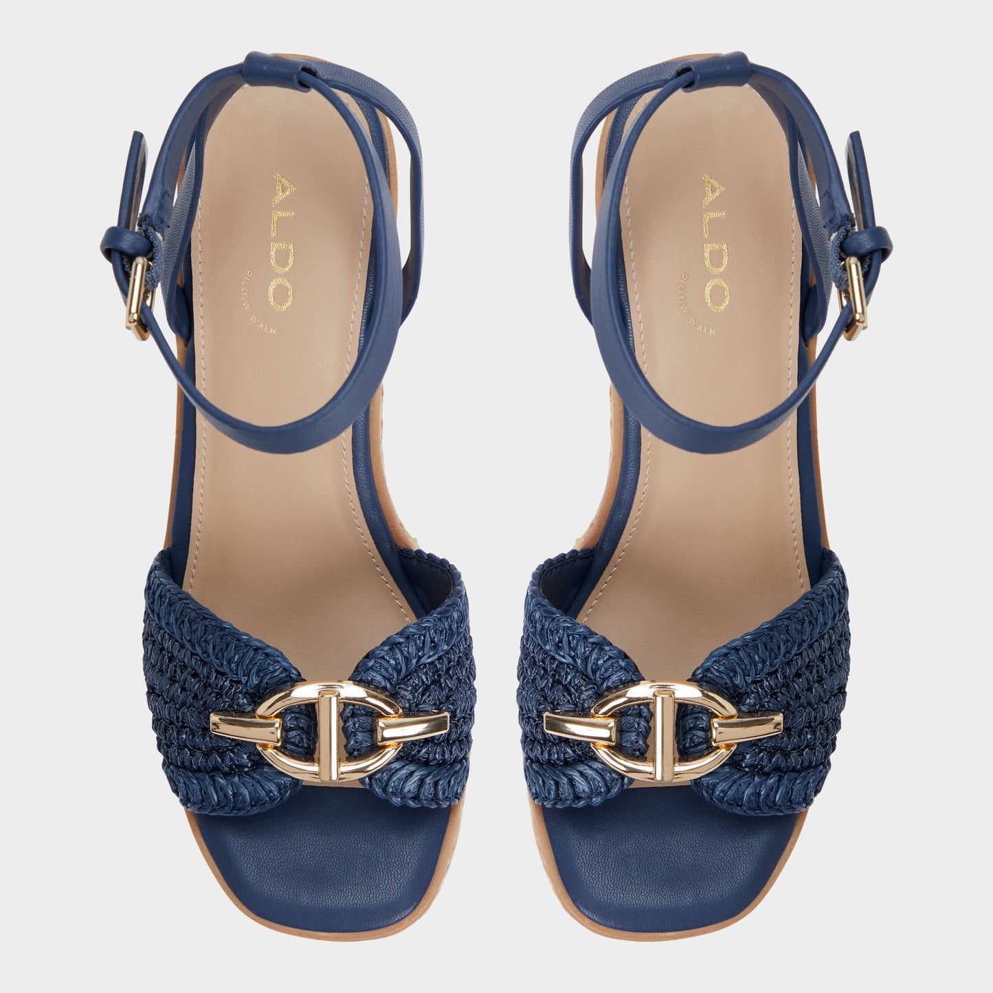 Ybylin Navy Women's Platform sandals - Wedge sandal Aldo Navy