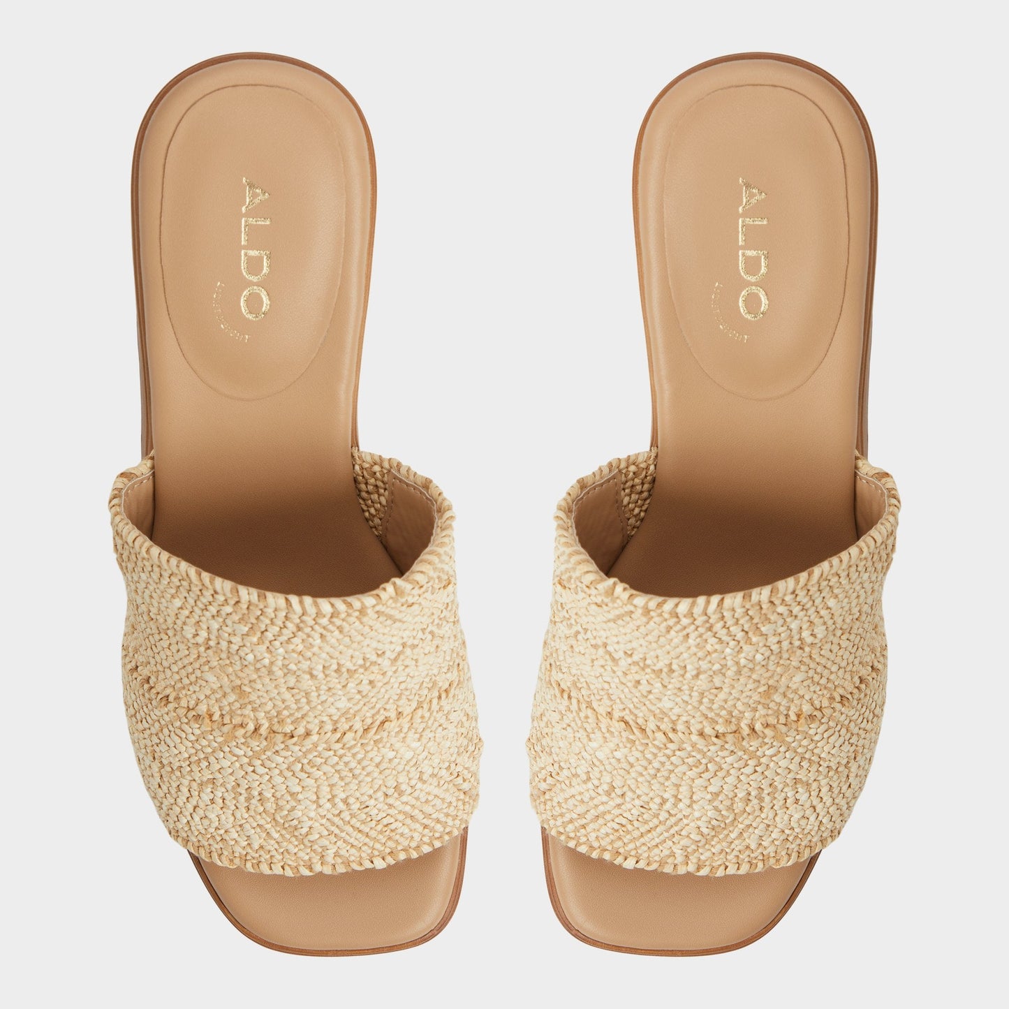 Maysee Natural Women's Platform sandals - Heeled mule, Platform Aldo Natural