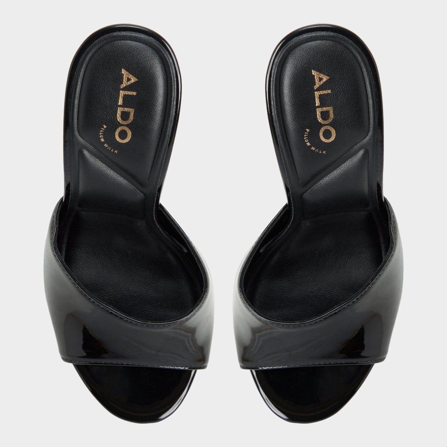 Rivieraa in Black - Heeled mule, Platform Aldo Black