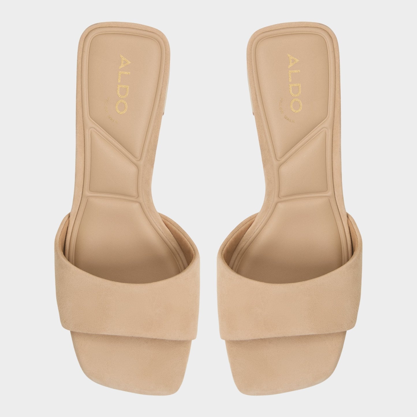 Tisha Beige Women's Heeled mules - Heeled mule, Block heel Aldo Beige