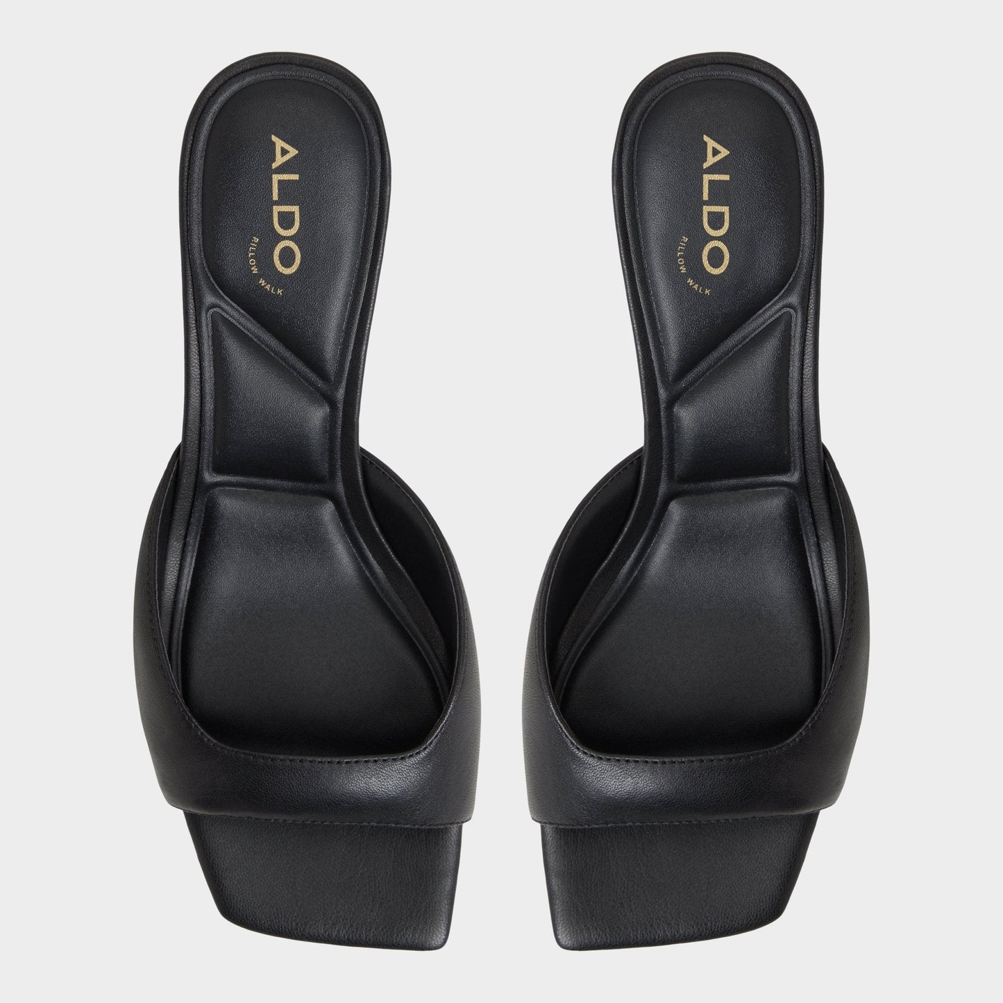 Aneky in Black - Heeled mule, Block heel Aldo Black
