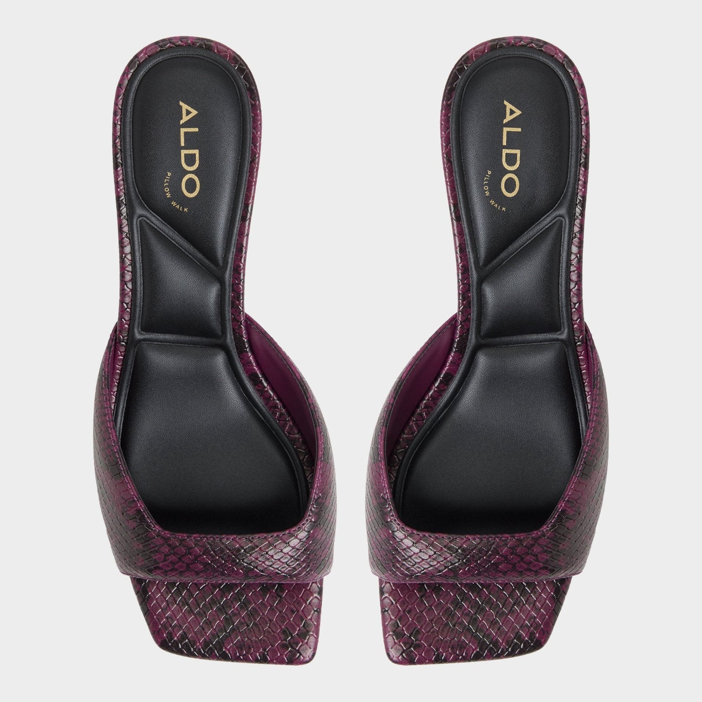 Aneky in Bordo - Heeled mule, Block heel Aldo Bordo