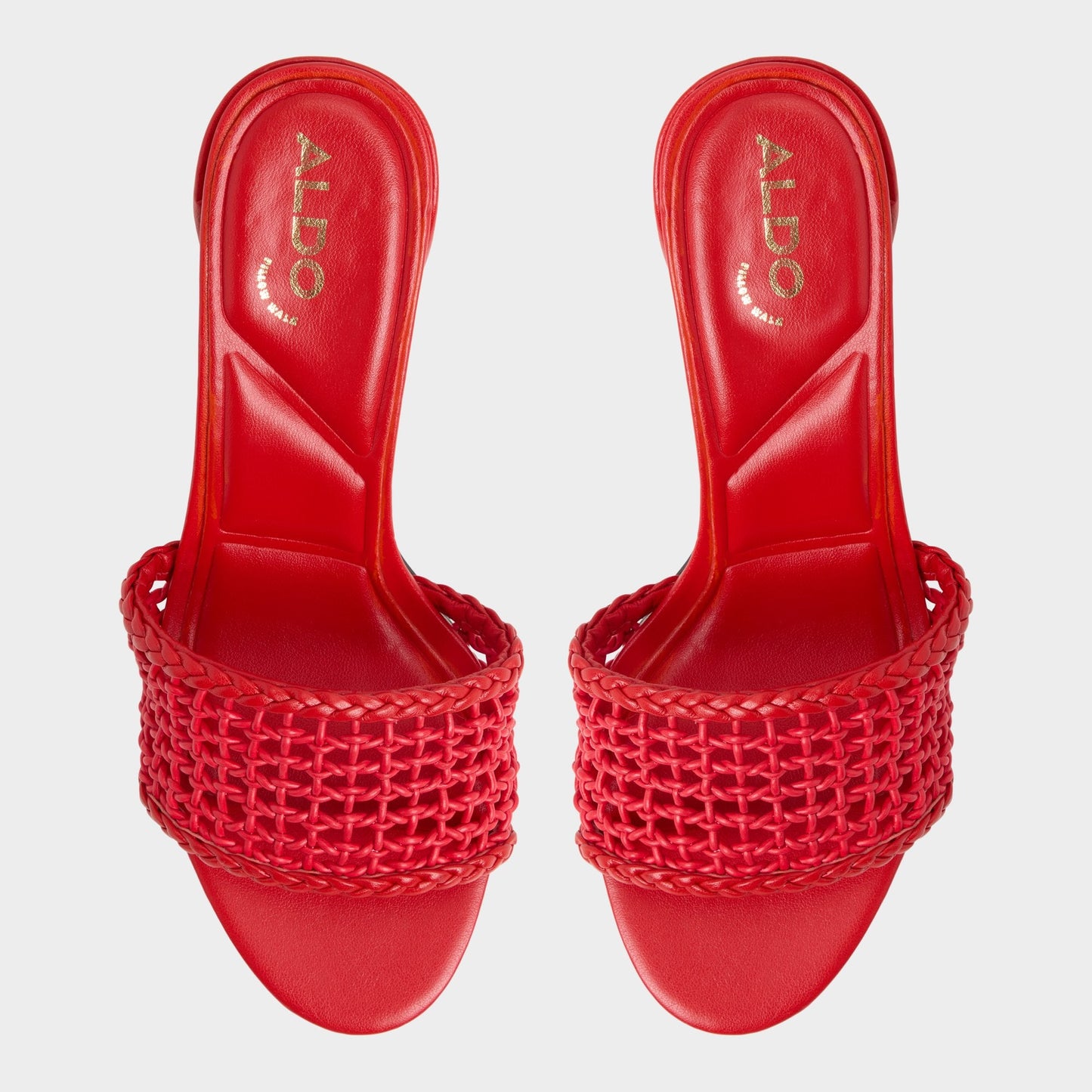 Beachdate Bright Red Women's Block heels - Heeled mule, Block heel Aldo Bright Red