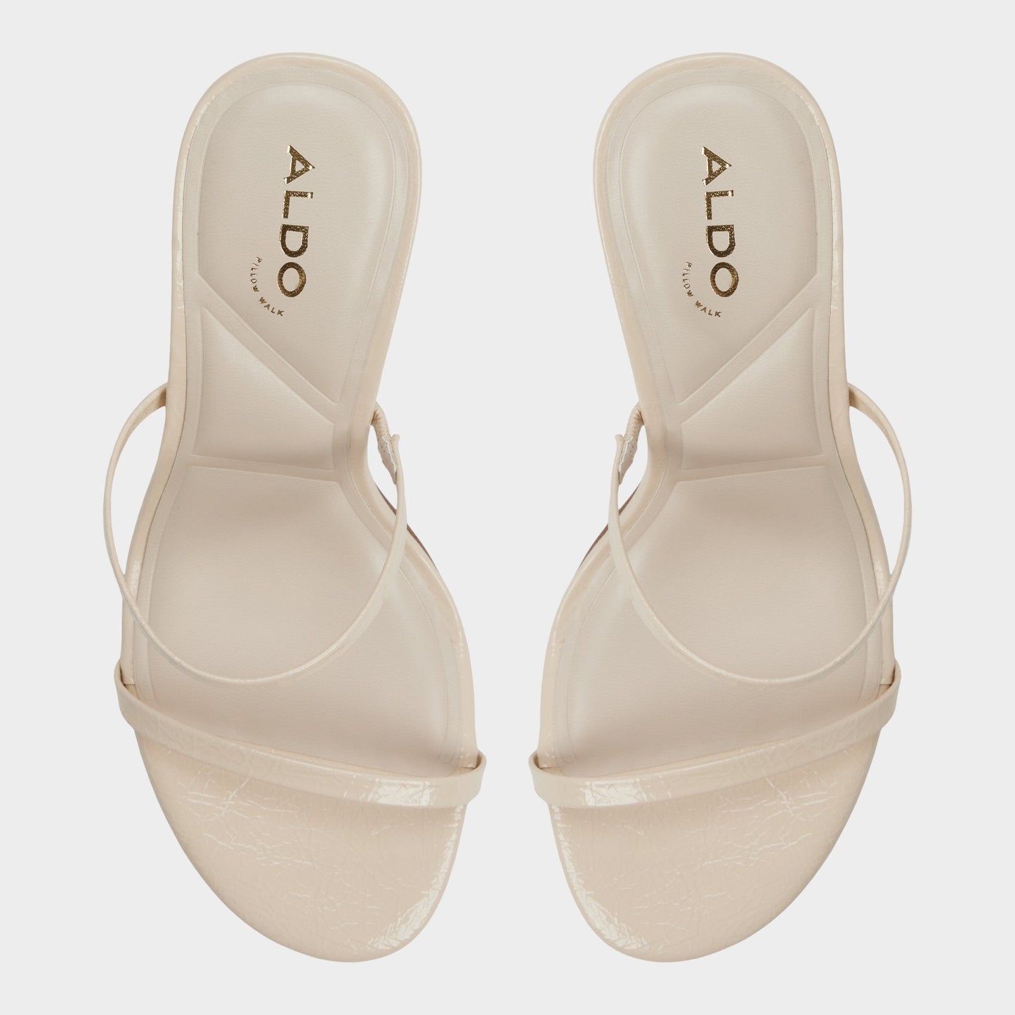 Avelinda in Cream - Heeled mule Aldo Cream