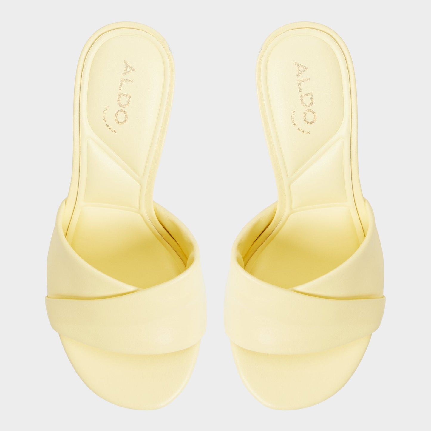 Lyhanna Light Yellow Women's Heeled mules - Heeled mule, Stiletto heel Aldo Light Yellow