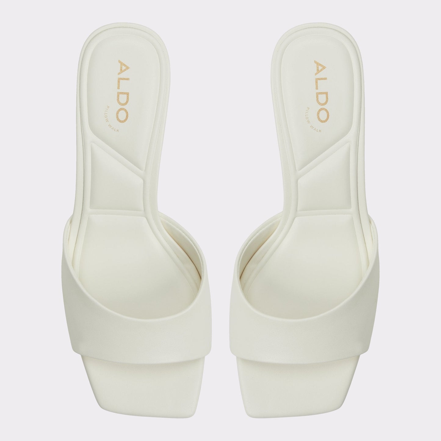 Enchanting White Women's Heeled mules - Heeled mule, Kitten heel Aldo White