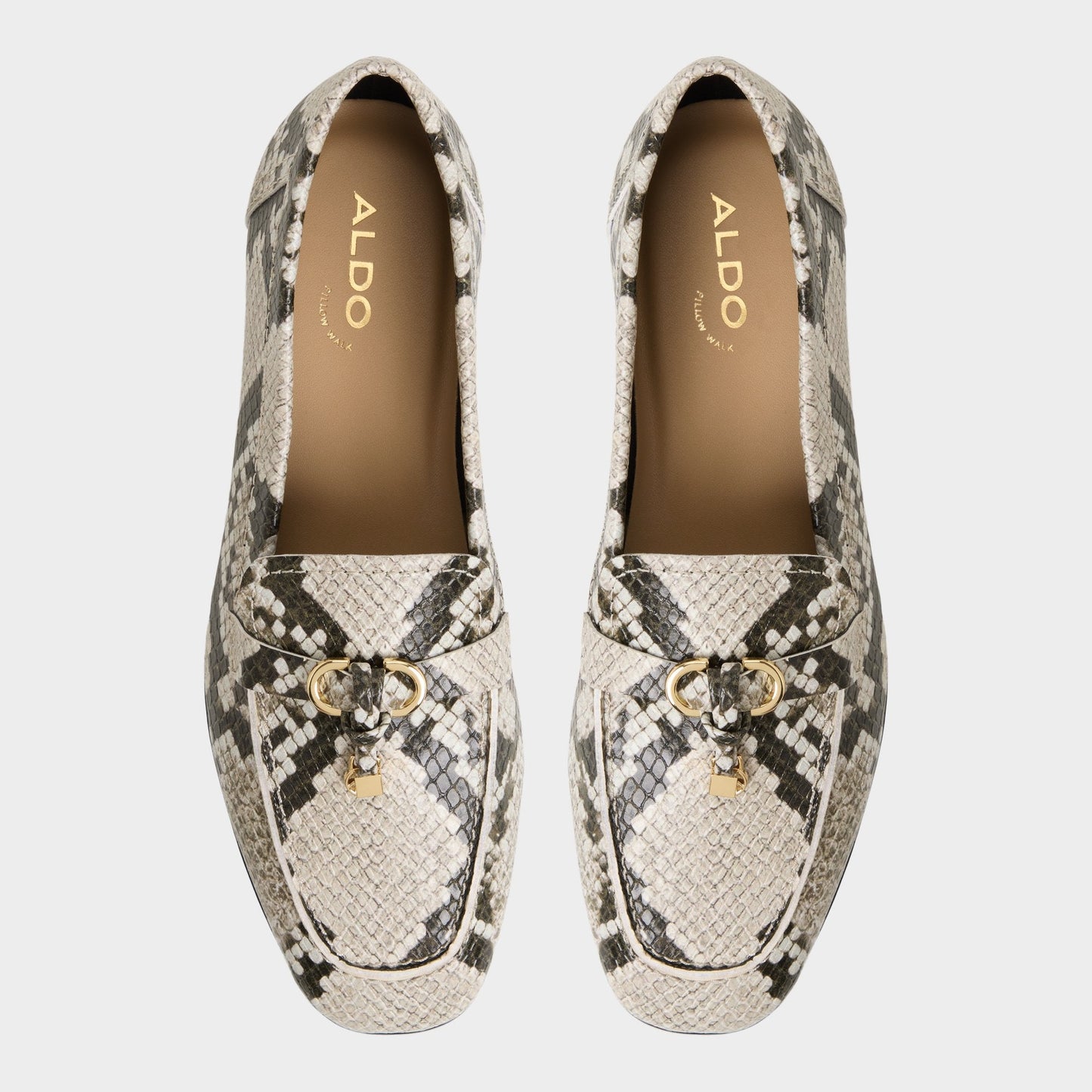 Ybilide White/Black Women's Loafers & Oxfords - Loafer Aldo White/Black