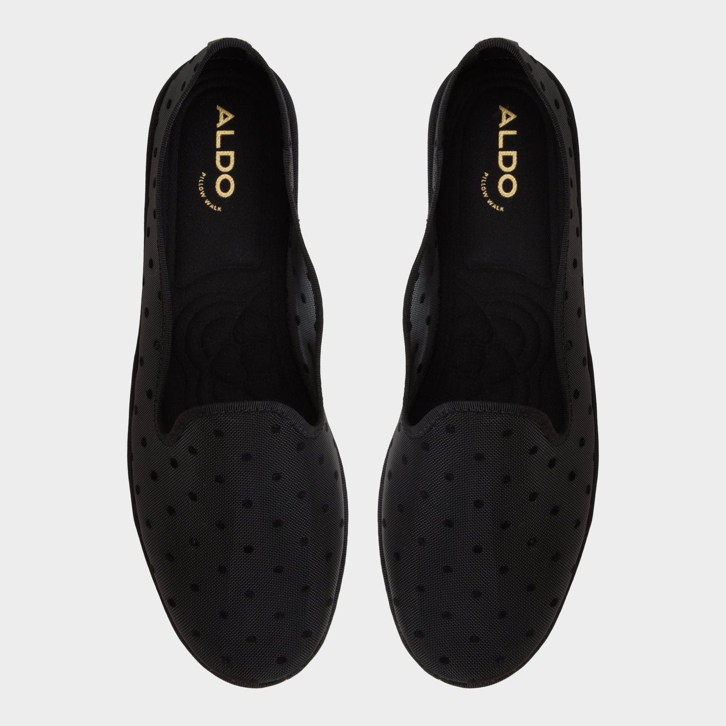 Aurabelle Black Textile Mesh Women's Loafers & Oxfords - Loafer Aldo Black