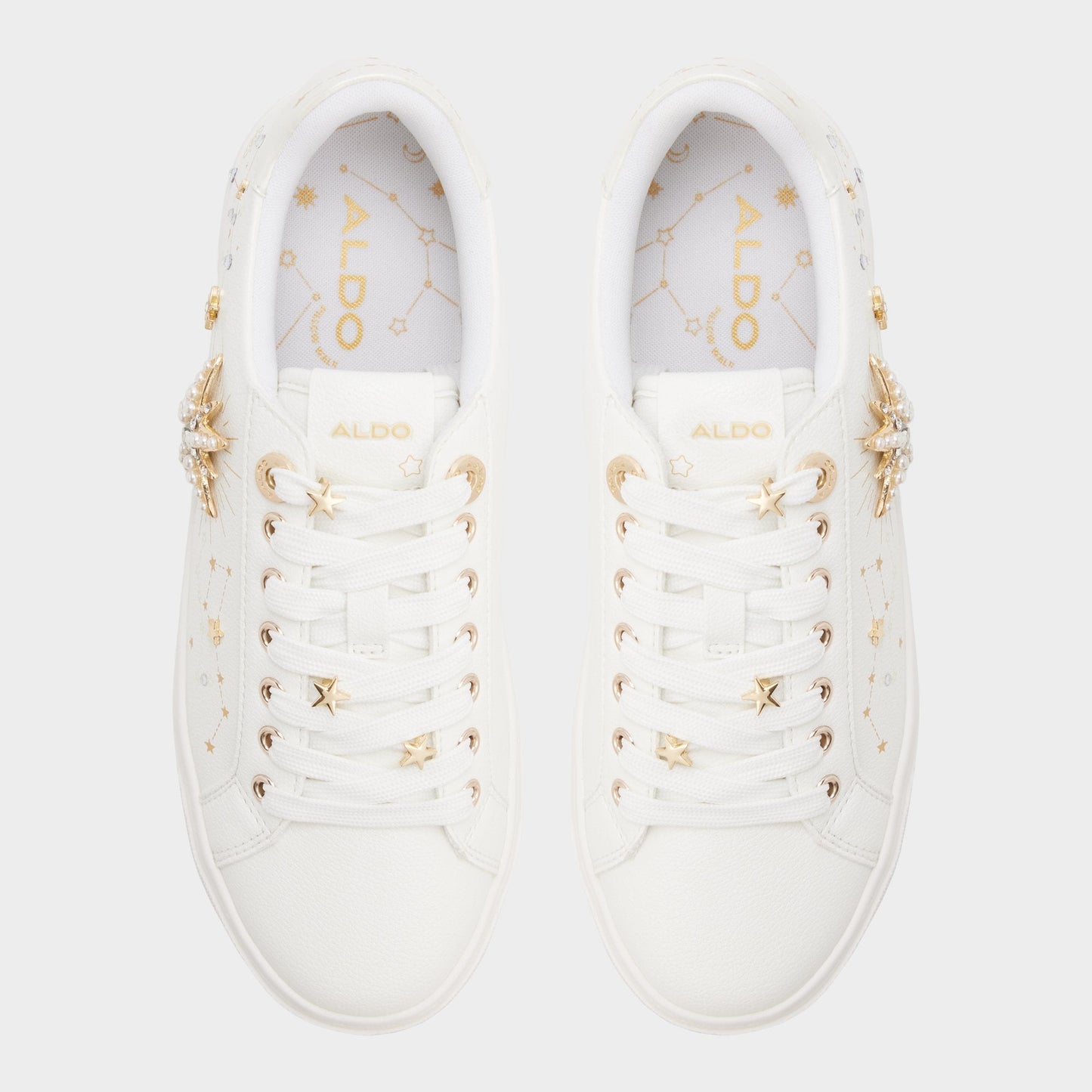 Starbright in White - Sneaker, Cup sole Aldo White