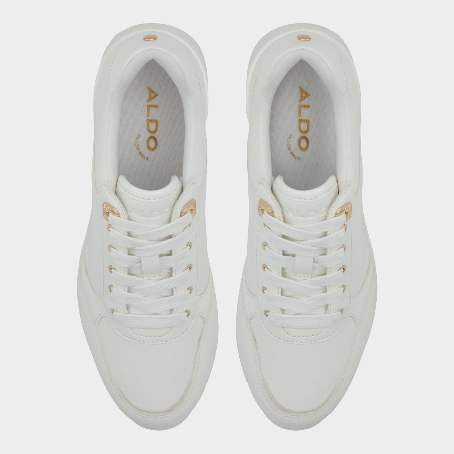 Iconistep White Overflow Women's Low top sneakers - Wedge sneaker, Wedge heel Aldo White overflow