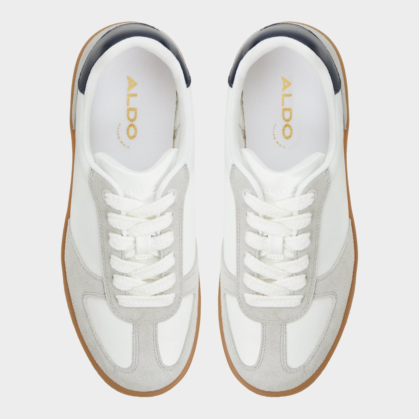 Deevale White/Grey Women's Low top sneakers - Sneaker, Platform Aldo White/grey