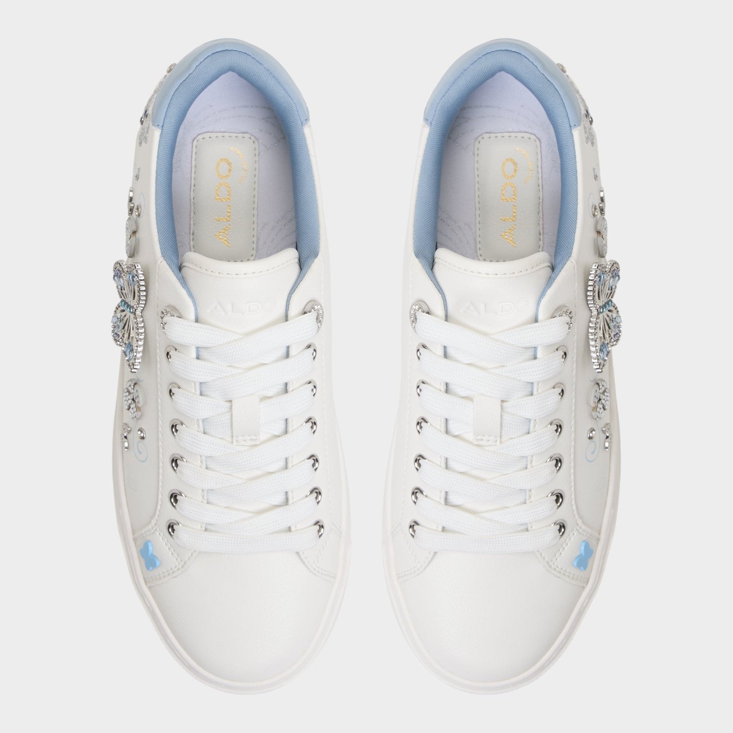 Saxony White/Multi Women's Platform and wedge sneakers - Low top sneaker Aldo White/Multi
