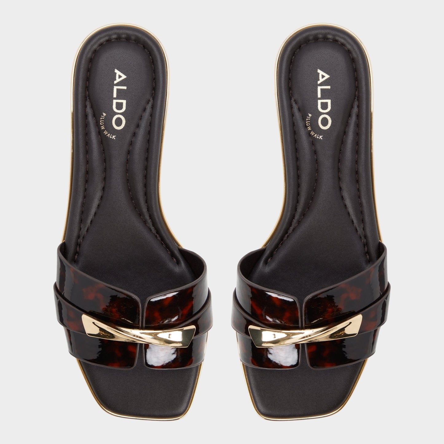 Darlina in Open Brown - Slide sandal Aldo Open brown