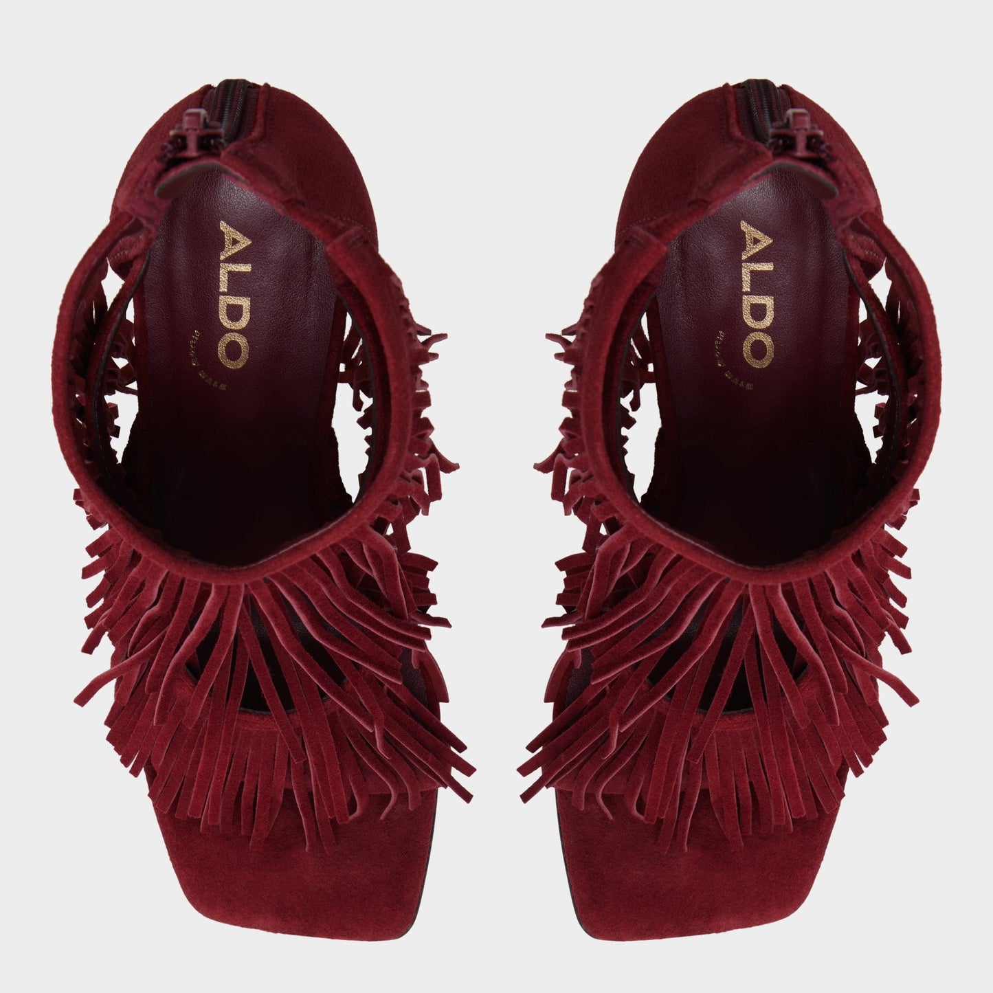Nahana in Bordo - Strappy heeled sandal, Stiletto heel Aldo Bordo