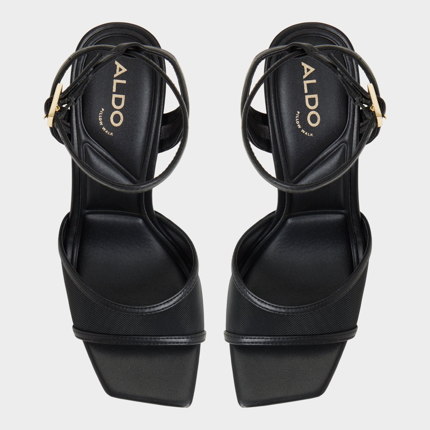 Sharra in Black 14119591 - Strappy heeled sandal, Stiletto heel Aldo Black