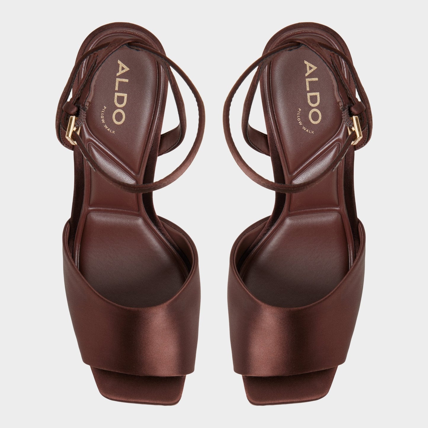 Kaiasien in Dark Brown 14151897 - Strappy heeled sandal, Stiletto heel Aldo Dark brown