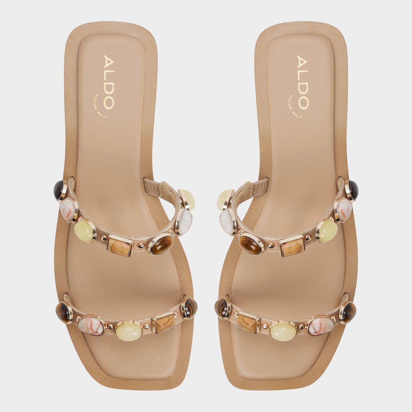Sapphira in Medium Beige 14213541 - Slide sandal Aldo Medium beige