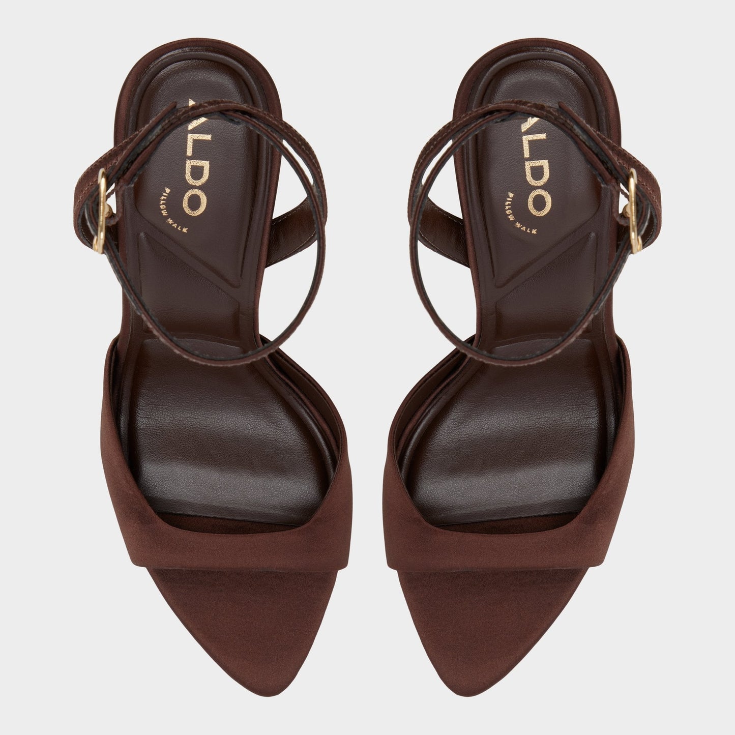 Forevermore in Dark Brown 14154135 - Strappy heeled sandal, Stiletto heel Aldo Dark brown