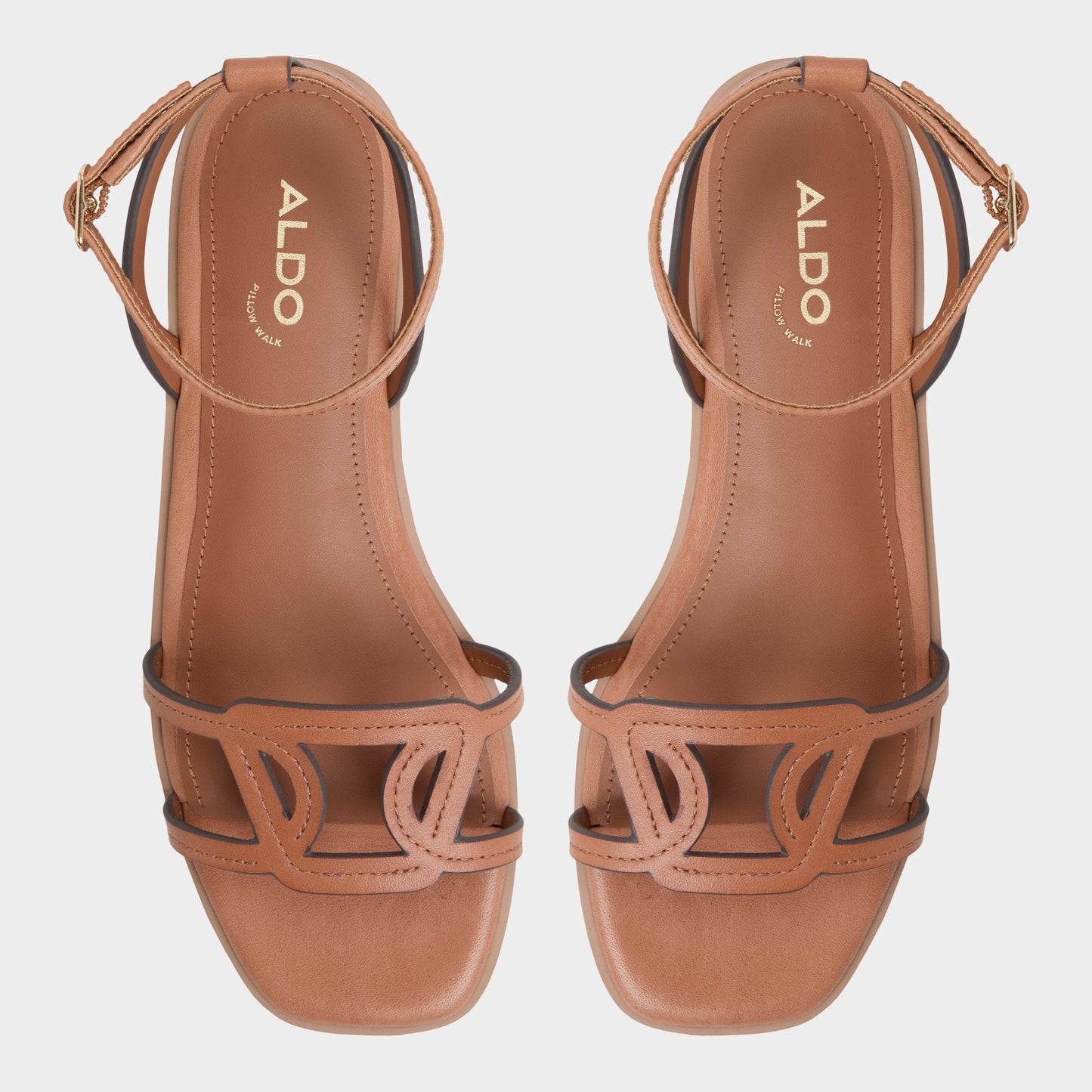 Greengrove Medium Brown Women's Flats - Flat sandal Aldo Medium brown