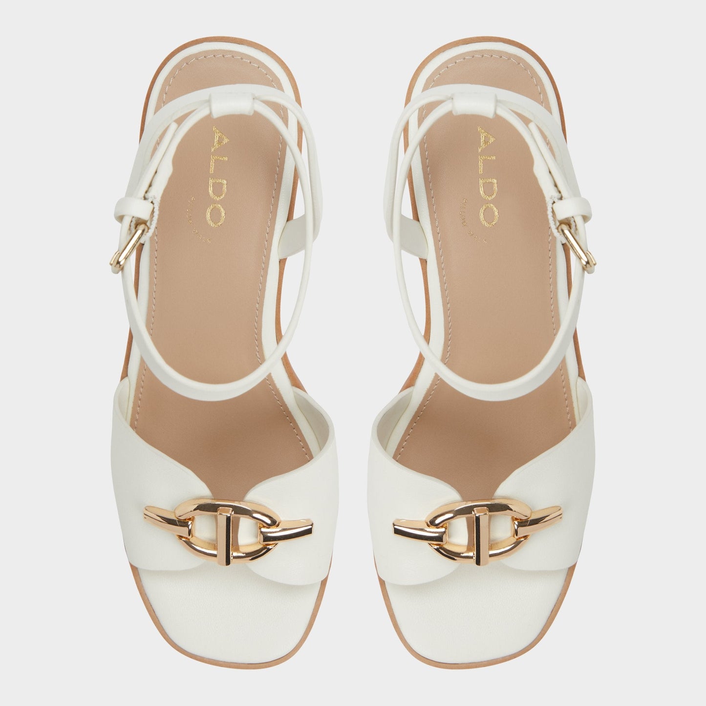 Ybylin White Women's Wedges - Wedge sandal, Wedge heel Aldo White