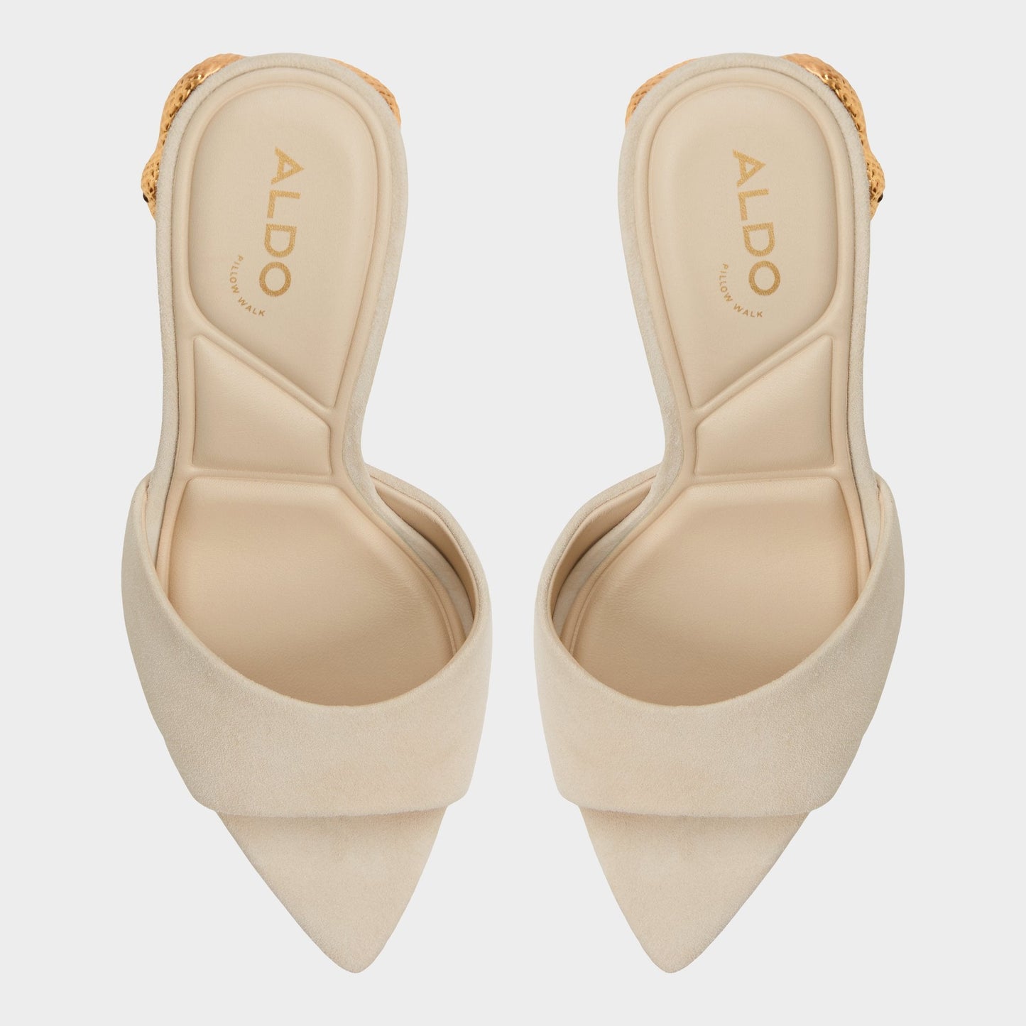 Seashella Bone Women's Heeled mules - Heeled mule Aldo Bone