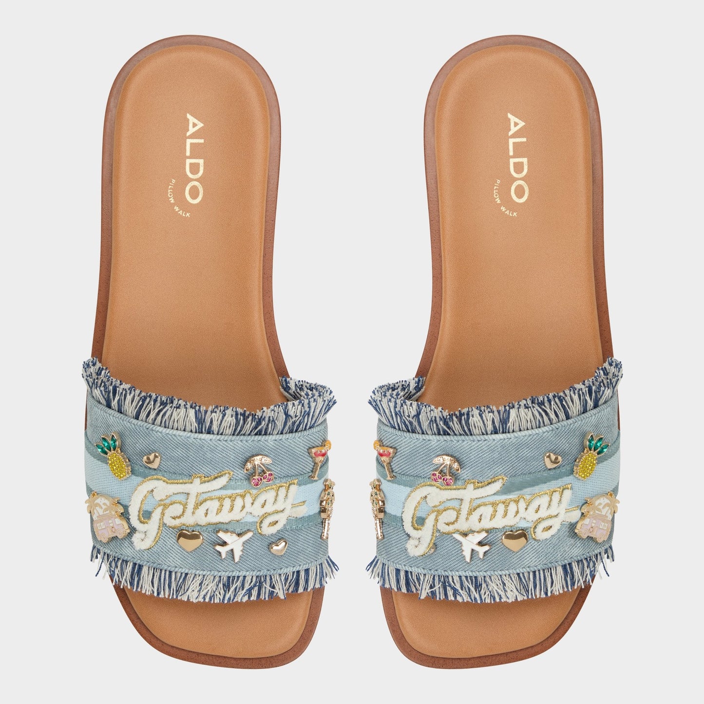 Beachside Denim Women's Flats - Slide sandal Aldo Denim