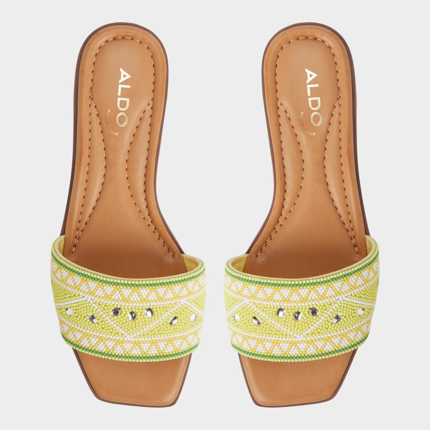 Seavacay Bright Yellow Women's Travel essentials - Slide sandal Aldo Bright Yellow