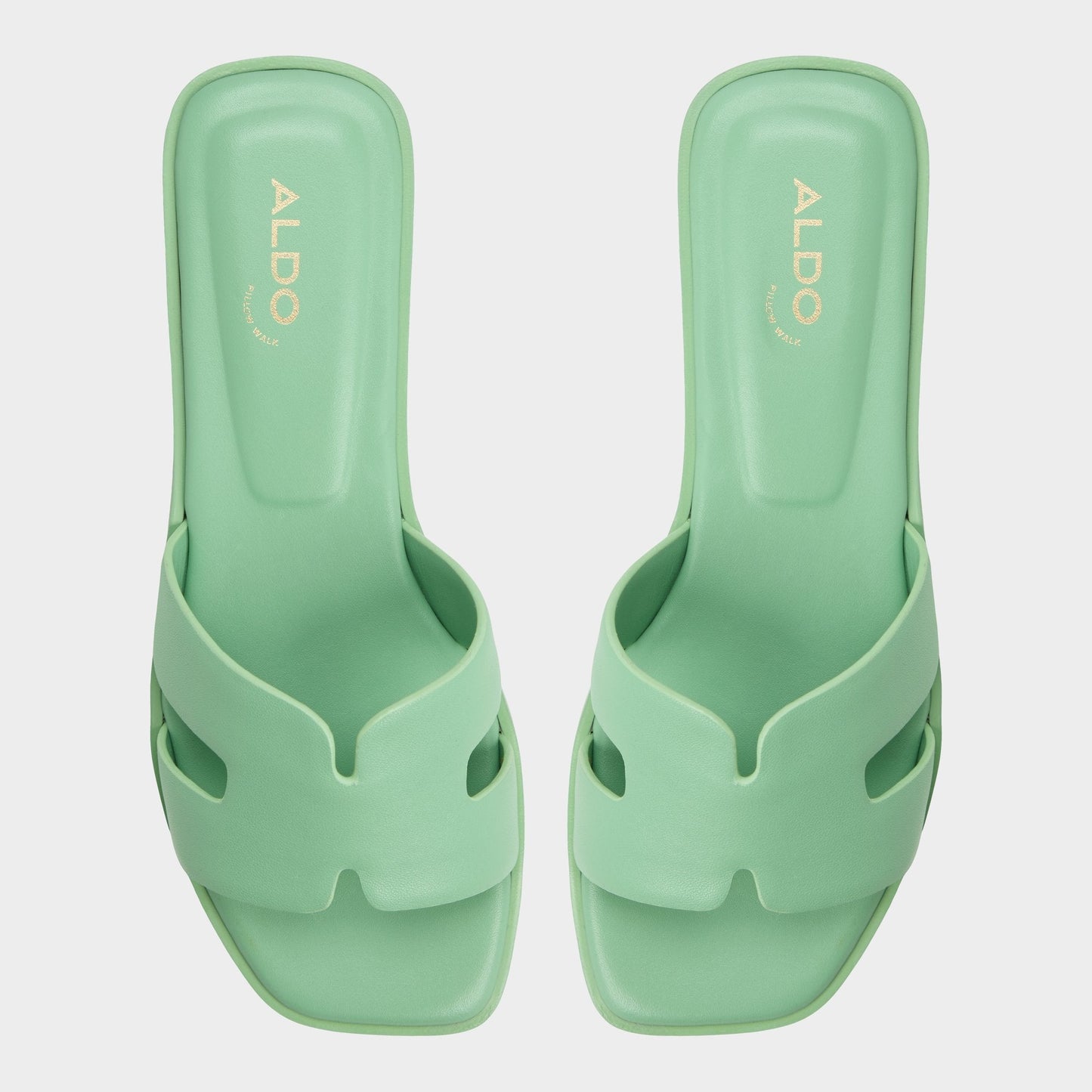 Itsandal Medium Green Women's Flats - Slide sandal Aldo Medium green