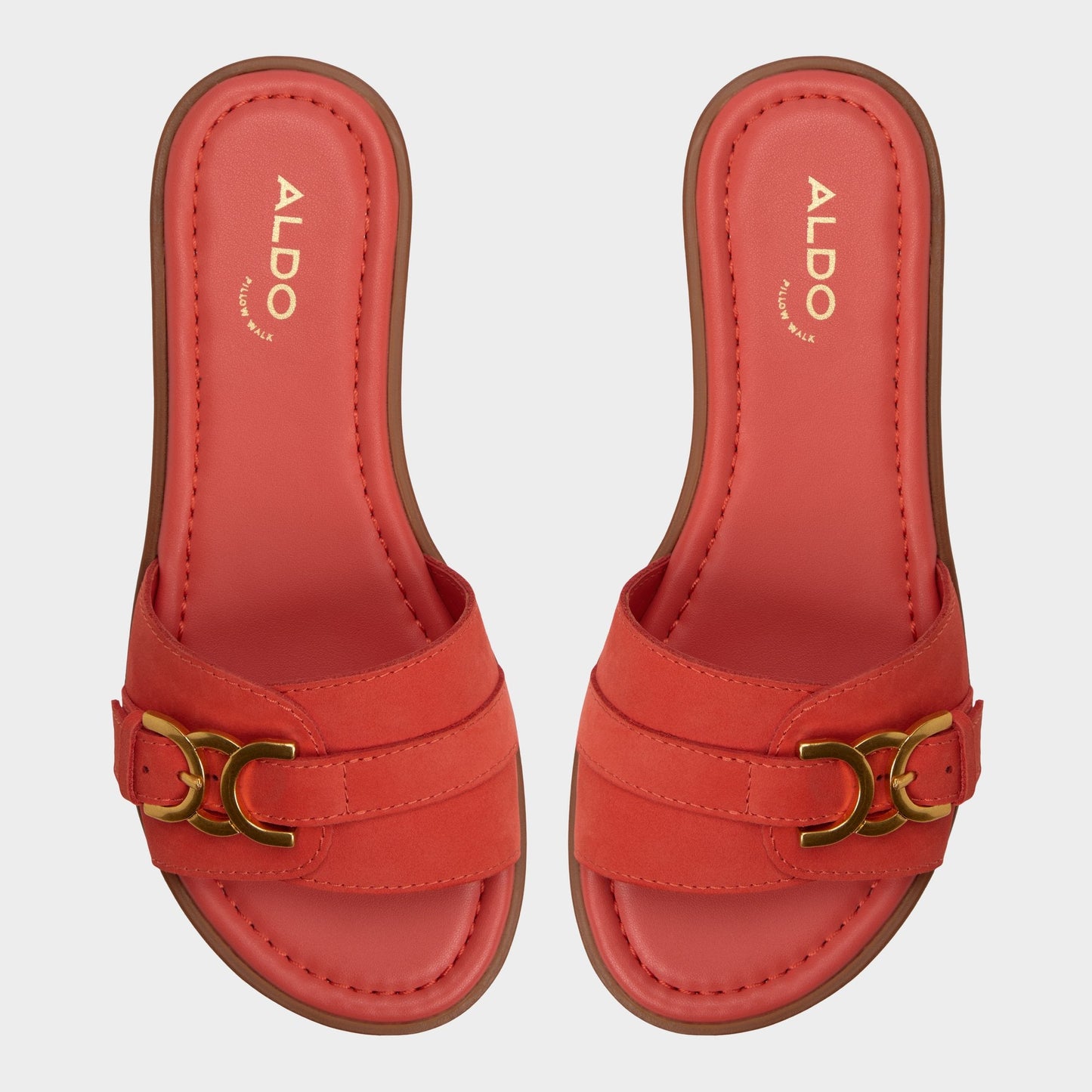 Dallaedar Medium Red Women's Flats - Slide sandal Aldo Medium Red