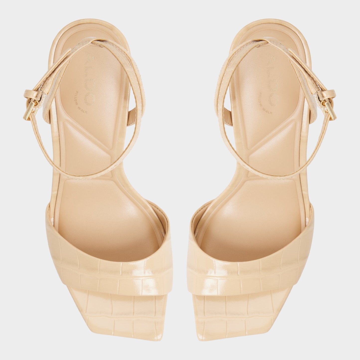 Harmonious in Medium Beige - Strappy heeled sandal Aldo Medium Beige