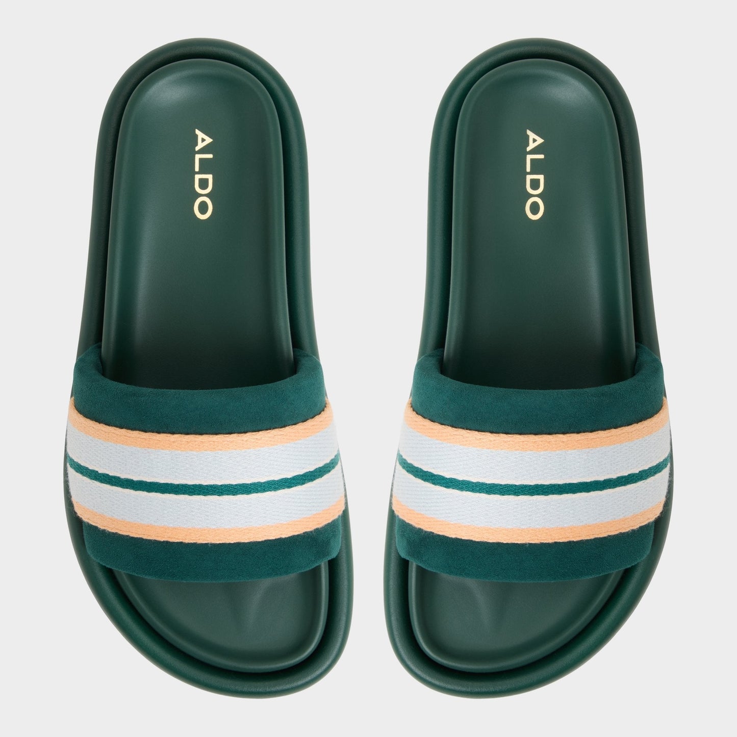 Nydelagan in Open Green - , Footbed sandal Aldo Open green