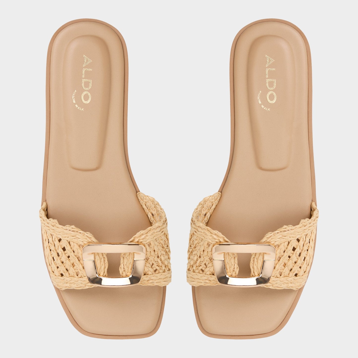 Tidella Natural Women's Flats - Slide sandal Aldo Natural