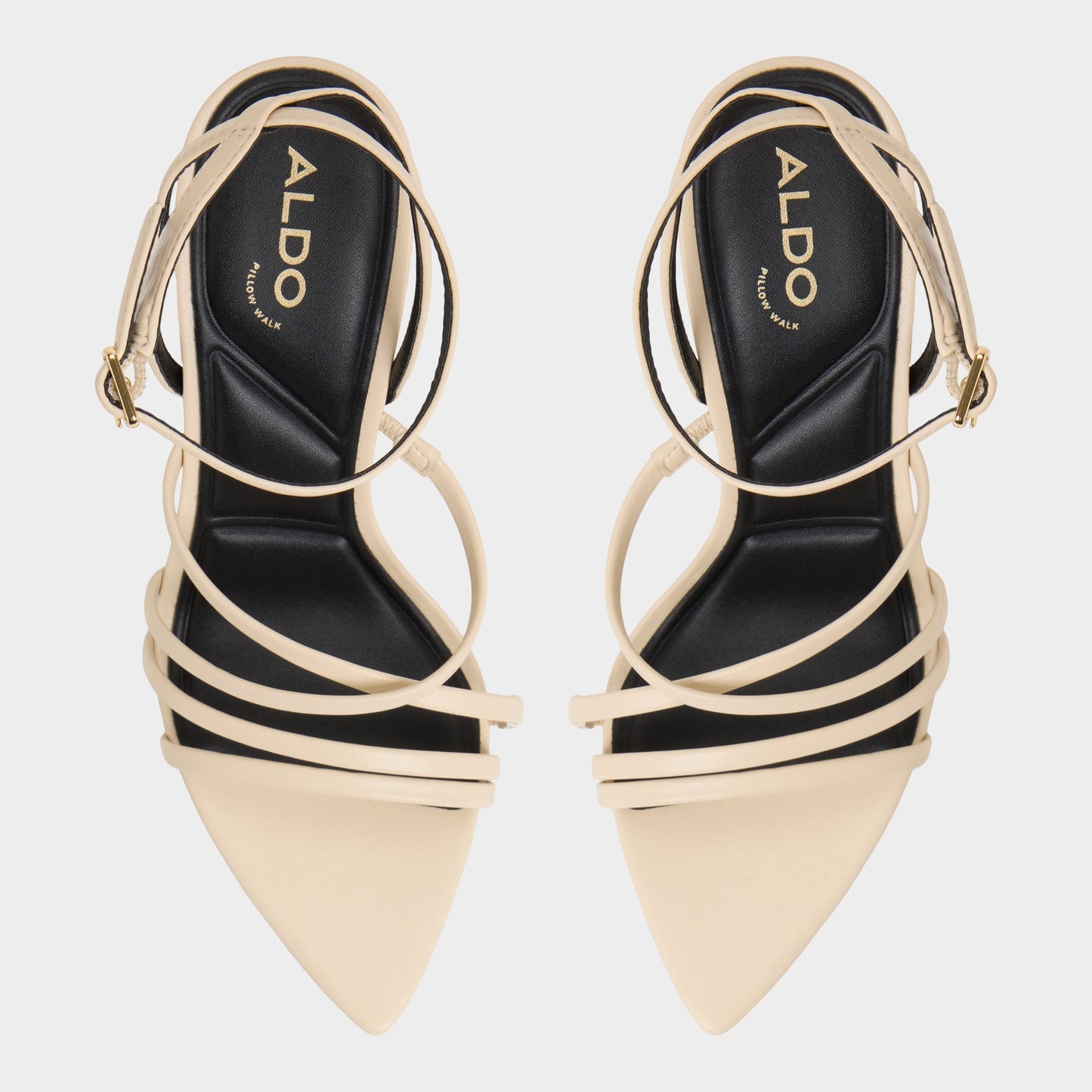 Solania Light Beige Women's Strappy sandals - Heeled sandal, Stiletto heel Aldo Light Beige