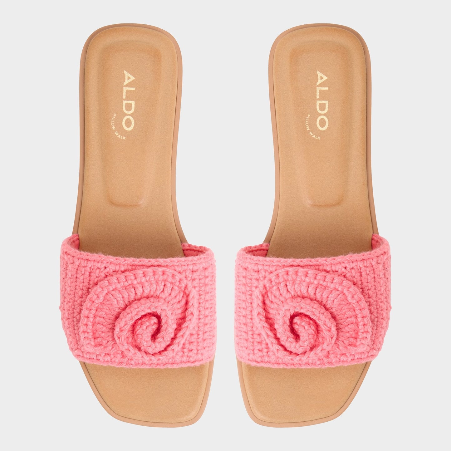 Sabbia Medium Pink Women's Flats - Slide sandal Aldo Medium Pink