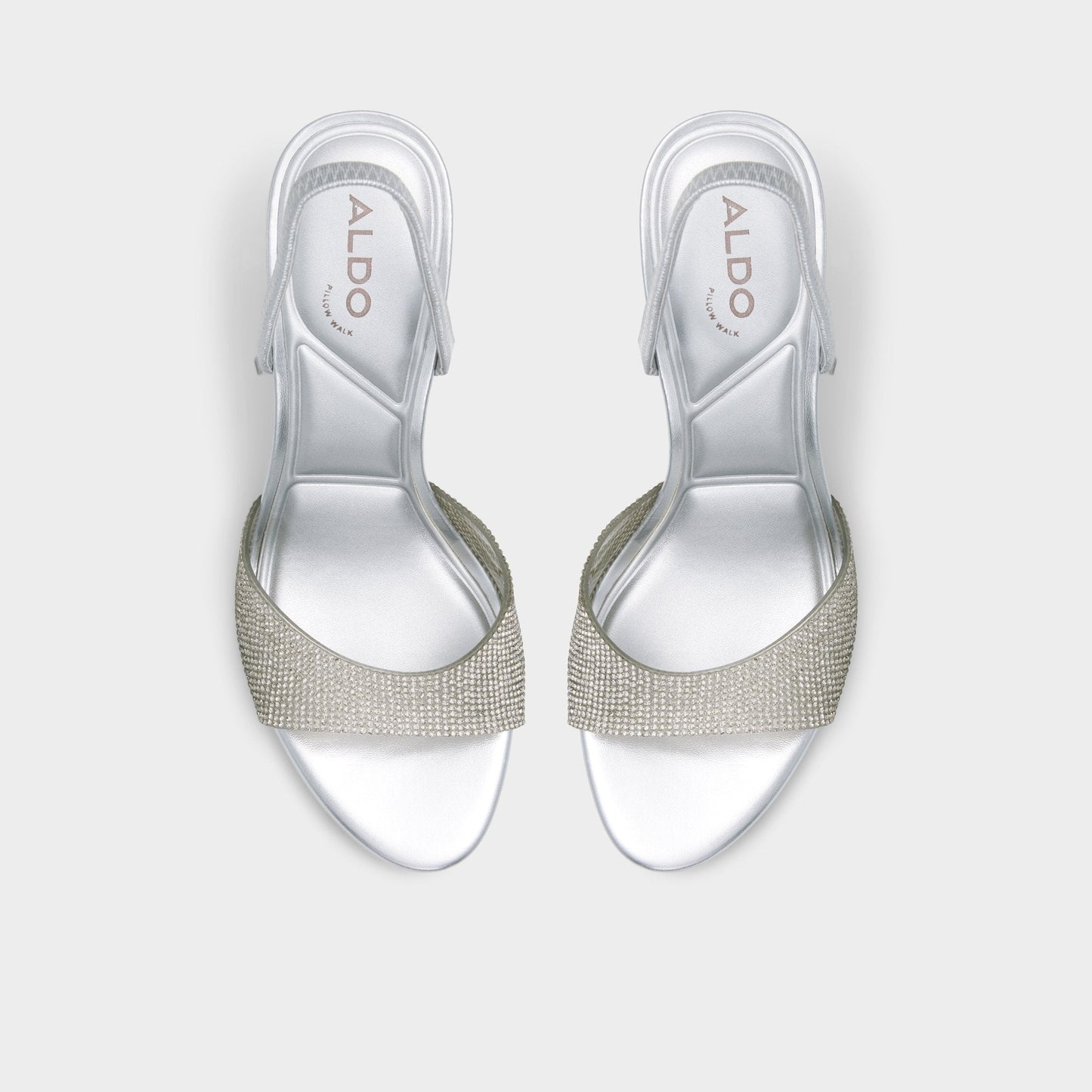 Aitana in Silver - Strappy heeled sandal, Stiletto heel Aldo Silver